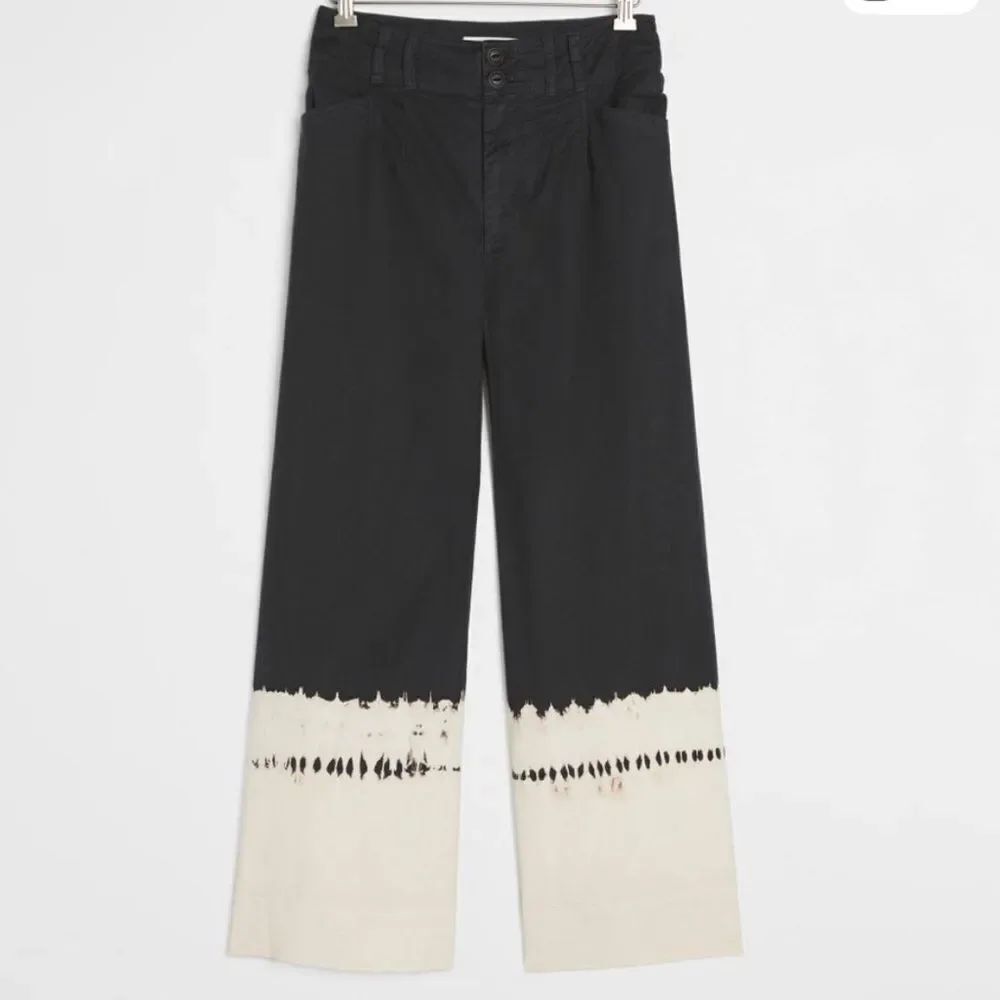 Anthropologie Fatima Dip-Dyed Wide-Leg Pants size 31 tall